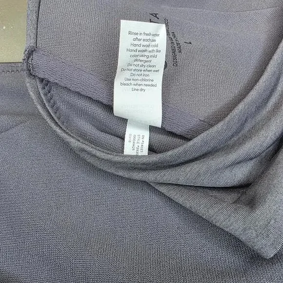 Athleta Dark Grey Bandeau style bikini Size Large - Picture 5 of 6